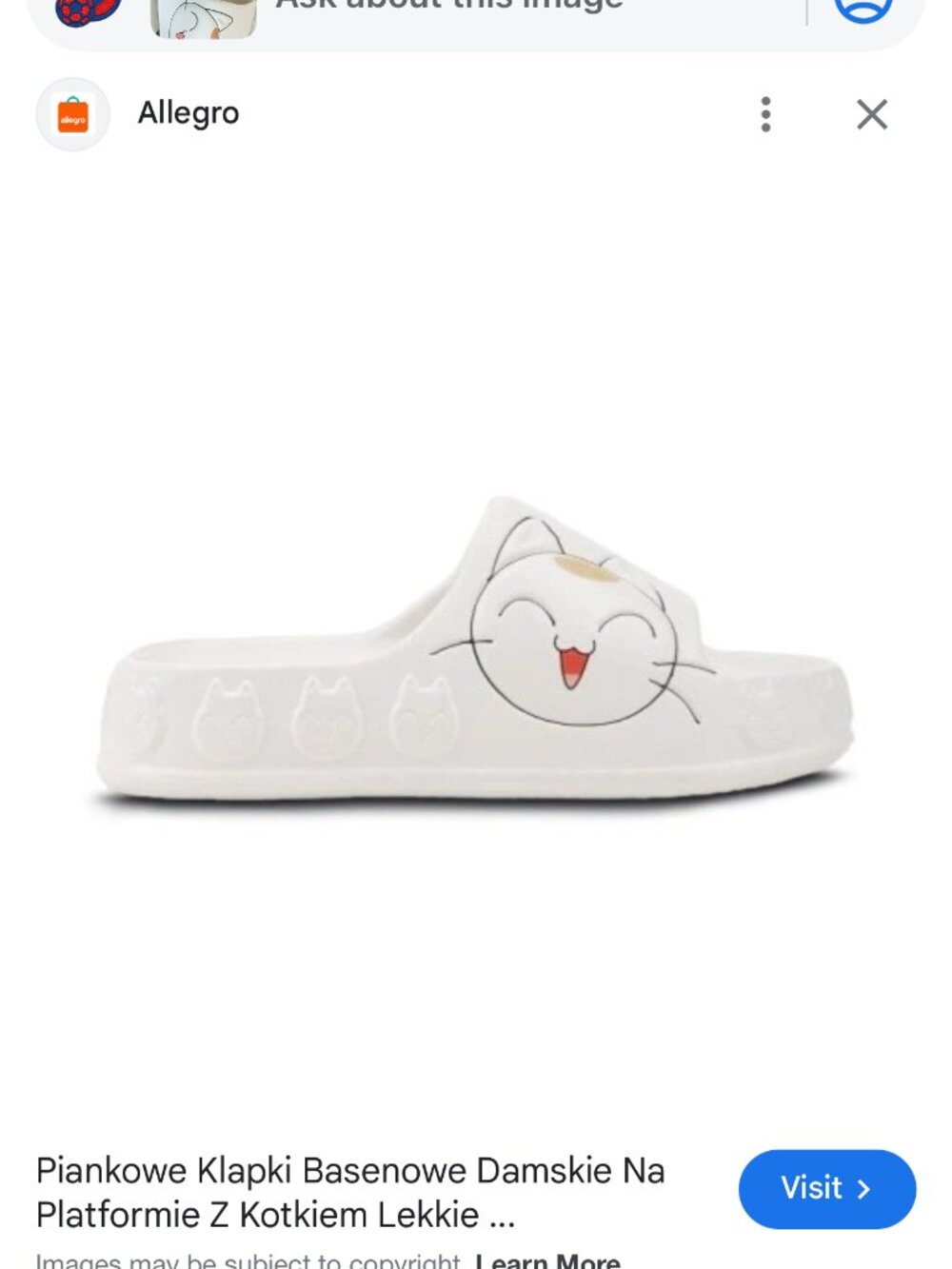 Piankowe klapki  NWOT Women Sandals White S9. 5M Flat Rubber Water Summer Rubber